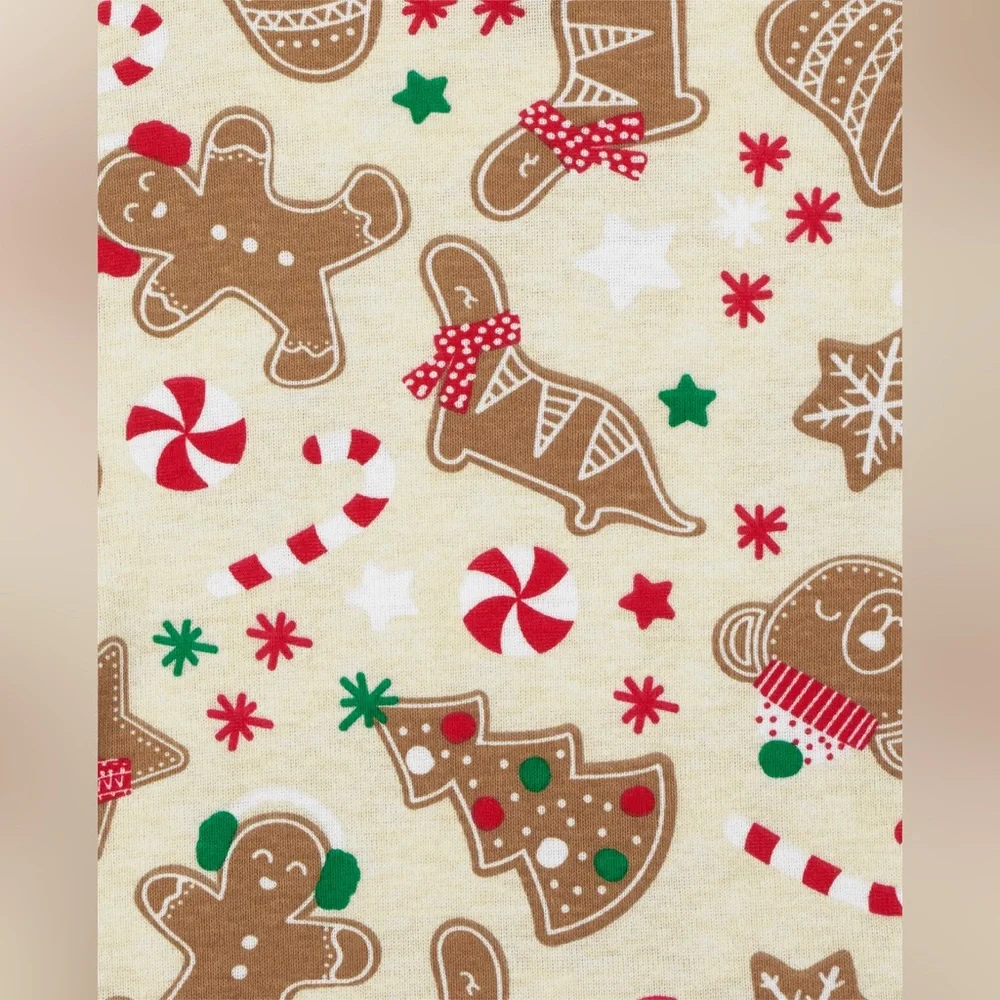 The Children’s Place Gingerbread Cookie Snug Fit Cotton Pajamas Size 5T
